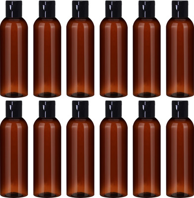 nsb herbals 100 ml PET Bottle(Pack of 12, Brown, Black)