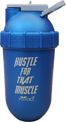FitPro 700 ml Plastic Shaker(Pack of 1, Blue)