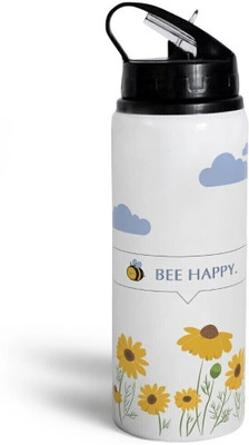 Indigifts 750 ml Aluminium Sipper(Pack of 1, White)