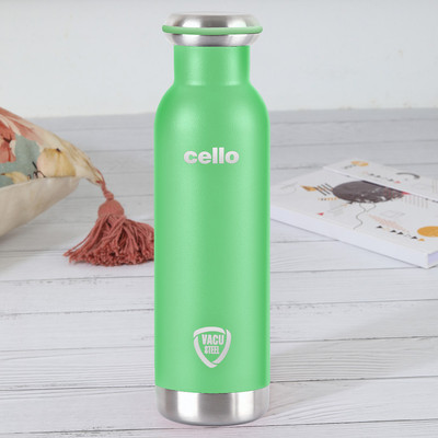 cello 900 ml Steel Flask(Pack of 1, Green)