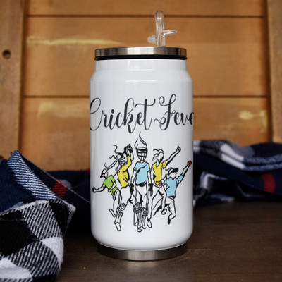 Indigifts 350 ml Steel Sipper(Pack of 1, White)
