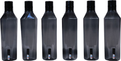 EssaBella 1000 ml Plastic Bottle(Pack of 6, Grey)