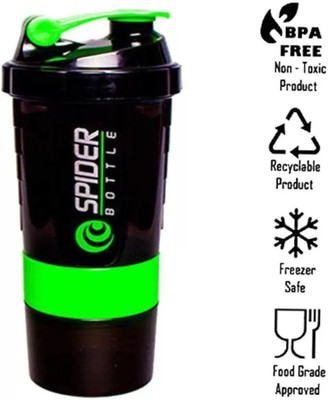 Grantville 500 ml Plastic, Tritan Shaker(Pack of 1, Multicolor)
