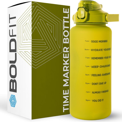 BOLDFIT 2000 ml Plastic Shaker(Pack of 1, Green)