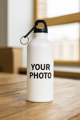 Freshprints 750 ml Aluminium Bottle(Pack of 1, Off White)