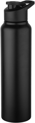 InEffable 1000 ml Steel, Plastic Sipper(Pack of 1, Black)