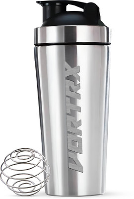 Vortrx 750 ml Steel Shaker(Pack of 1, Silver)