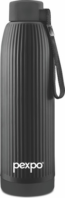 pexpo 700 ml Steel Bottle(Pack of 1, Black)
