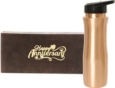 SMILES GIFT 1000 ml Copper Sipper(Pack of 1, Brown)