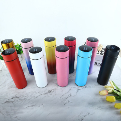 UNIITEKK Flasks LED Temperature Touch Display Thermal Bottle, Stainless(Multicolor, Steel) 500 ml Flask(Pack of 1, Multicolor, Steel)