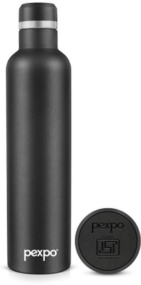 pexpo 750 ml Steel Flask(Pack of 1, Black)