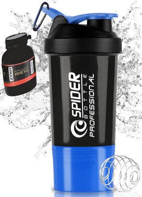 Dassio 500 ml Plastic Shaker(Pack of 2, Blue)