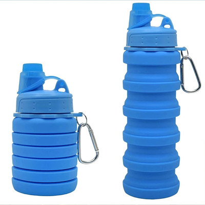 SHUANG YOU 500 ml Silicone Sipper(Pack of 1, Blue)