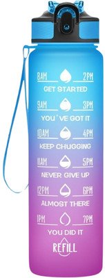 CANWELL 1000 ml Plastic Bottle(Pack of 1, Multicolor)