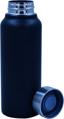 DRIZLING Premium Quality Stainless Steel Single Wall 750ML Water Bottle 750 ml Bottle(Pack of 1, Black, Steel)