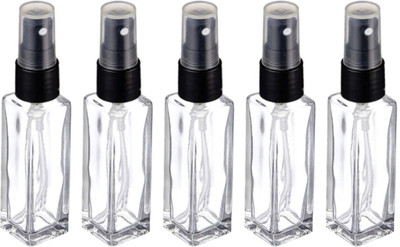 Zahra art 8 ml Glass Spray Bottle(Pack of 5, White)