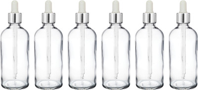ceeyu 100 ml Glass Bottle(Pack of 6, Clear)
