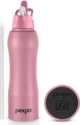 pexpo 1000 ml Steel Bottle(Pack of 1, Pink)