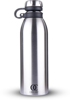 Omichef 900 ml Steel Bottle(Pack of 1, Silver)