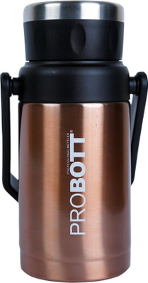 PROBOTT 1100 ml Steel Flask(Pack of 1, Gold)