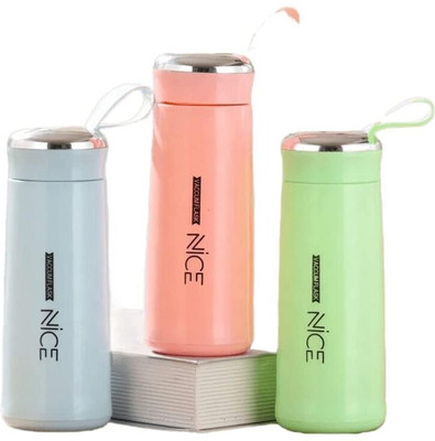 SM Enterprise 400 ml Glass Bottle(Pack of 1, Multicolor)