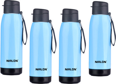 NIRLON 750 ml Steel Bottle(Pack of 4, Blue)