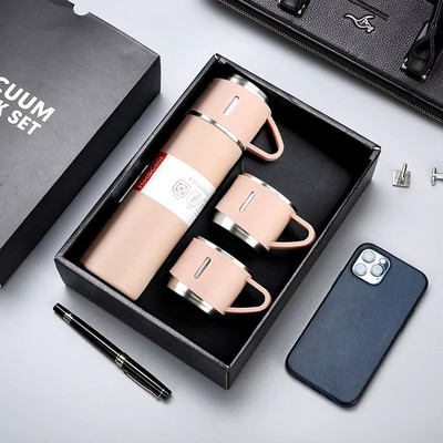 Provo 500 ml Steel Flask(Pack of 1, Pink)