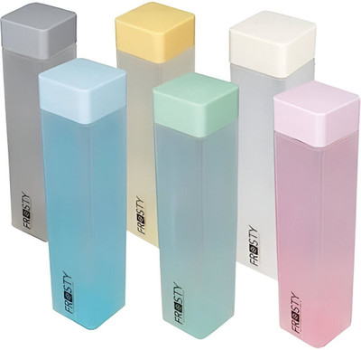 Skybliss 1000 ml Plastic Bottle(Pack of 6, Multicolor)