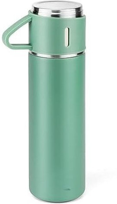 Tannu Craft 500 ml Stainless Steel Bottle(Pack of 1, Green)