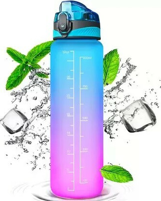 KAMALA 1000 ml Tritan Shaker(Pack of 1, Multicolor)
