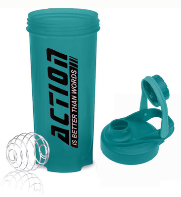 TRUE INDIAN 700 ml Plastic Shaker(Pack of 1, Green)