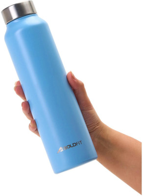BOLDFIT 1000 ml Steel Sipper(Pack of 1, Blue)