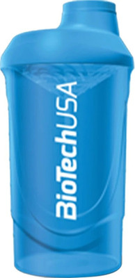 BiotechUSA by BioTechUSA 600 ml Plastic Shaker(Pack of 1, Blue)