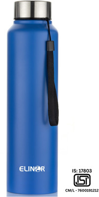 ELINOR 1000 ml Steel Bottle(Pack of 1, Blue)