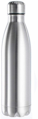 Adnate Thermosteel 24 Hours Hot and Cold Water Bottle, 500ML Travel Bottle-LP-04 500 ml Flask(Pack of 1, Silver, Steel)