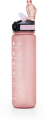 BOLDFIT 1000 ml Plastic Shaker(Pack of 1, Pink)