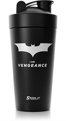 Steelit 750 ml Steel Shaker(Pack of 1, Black)