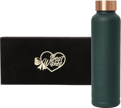 INTERNATIONAL GIFT 1000 ml Copper Bottle(Pack of 1, Green)