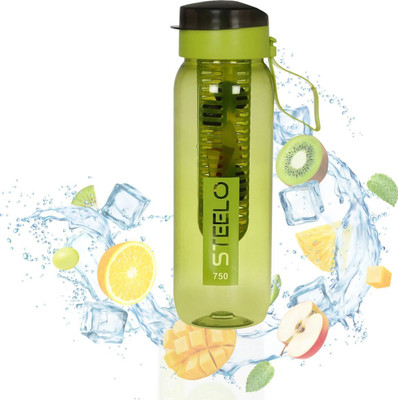 SCL Steelo 750 ml PET, Plastic Bottle(Pack of 1, Green)