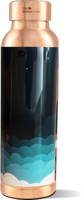 The Better Home 950 ml Copper Bottle(Pack of 1, Light Blue)