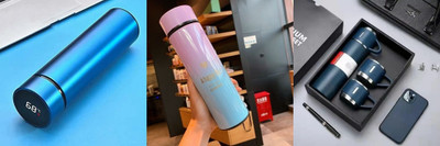 Tenet 500 ml Steel Flask(Pack of 3, Multicolor)