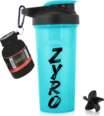 ZYRO 650 ml Plastic Shaker(Pack of 2, Multicolor)