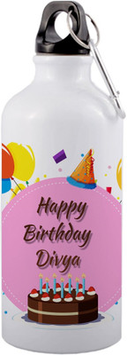 EchoPrints 650 ml Aluminium Bottle(Pack of 1, White)