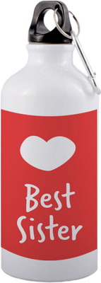 SANNO WORLD 600 ml Aluminium Bottle(Pack of 2, White)