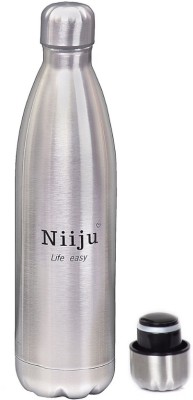 Kings Niiju 1000 ml Bottle(Pack of 1, Silver, Steel)