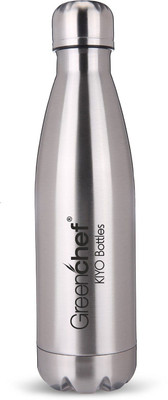 Greenchef 500 ml Steel Flask(Pack of 1, Silver)