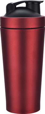 tribbo 750 ml Steel Shaker(Pack of 1, Red)