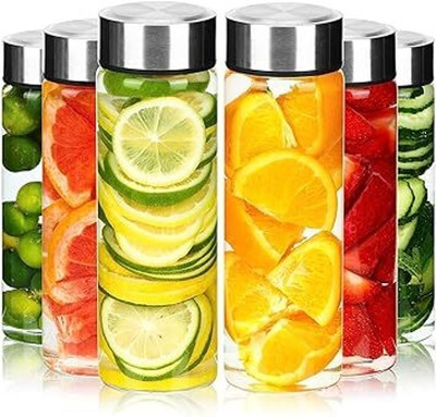 CROCO JAR 750 ml Glass Bottle(Pack of 6, Clear)