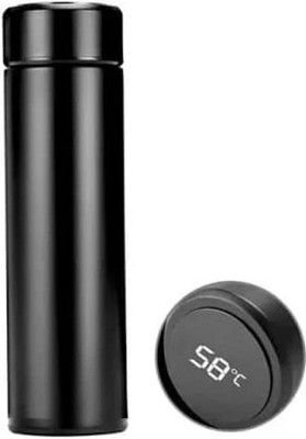 UNSORT 500 ml Steel Bottle(Pack of 1, Black)