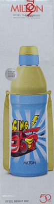 MILTON 650 ml Stainless Steel, Plastic Sipper(Pack of 1, Multicolor)